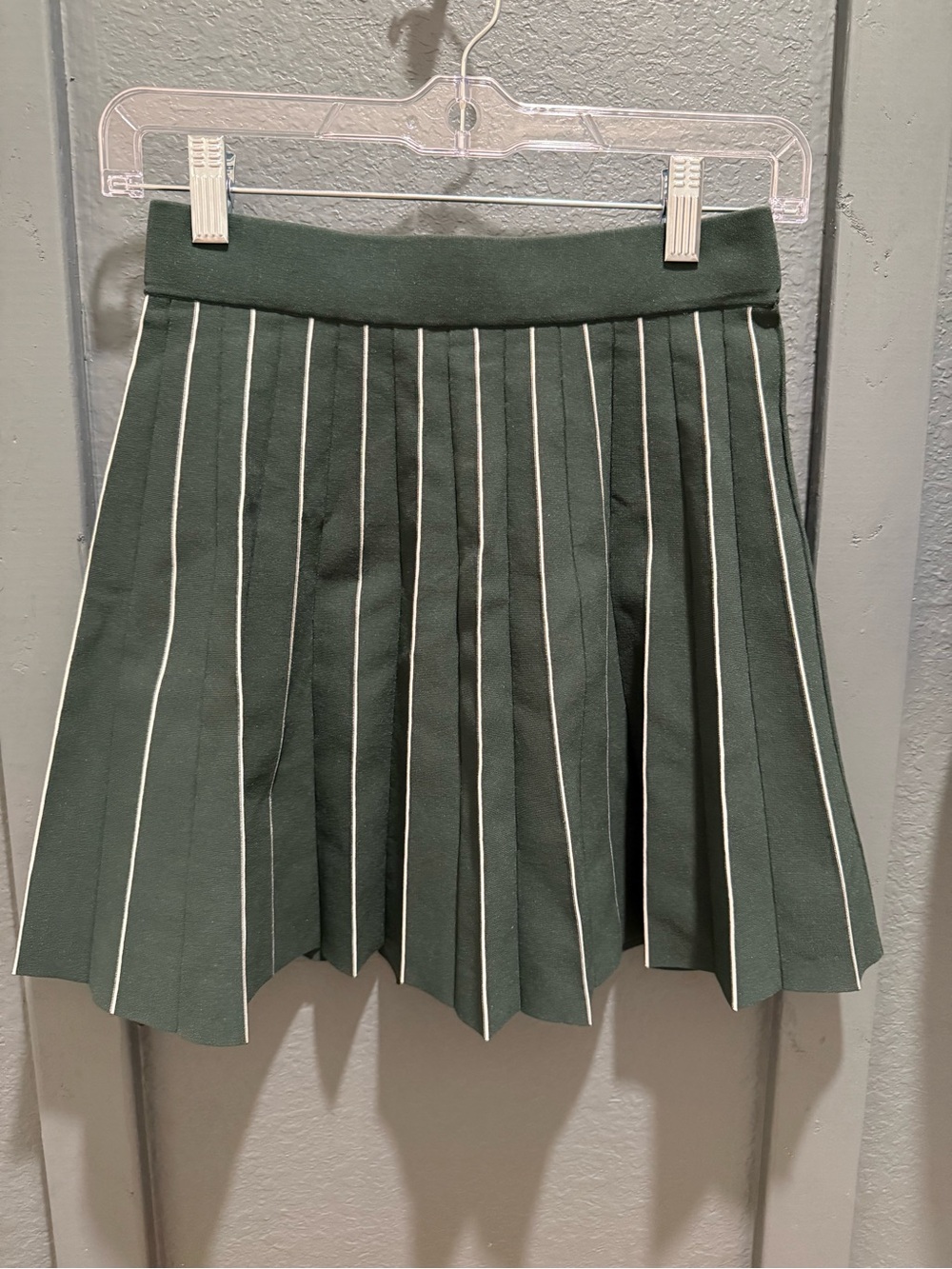 NWT Tory Burch Pleated Tech Knit Skirt - Size XS